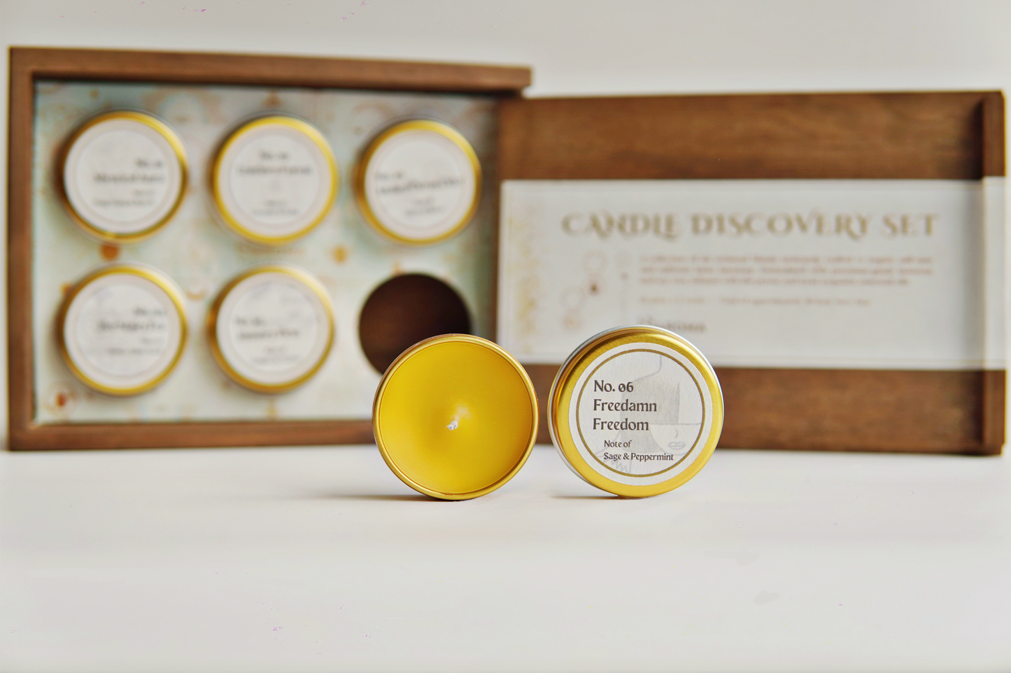 Unlocking Enchanted Aromas: Candle Discovery Set