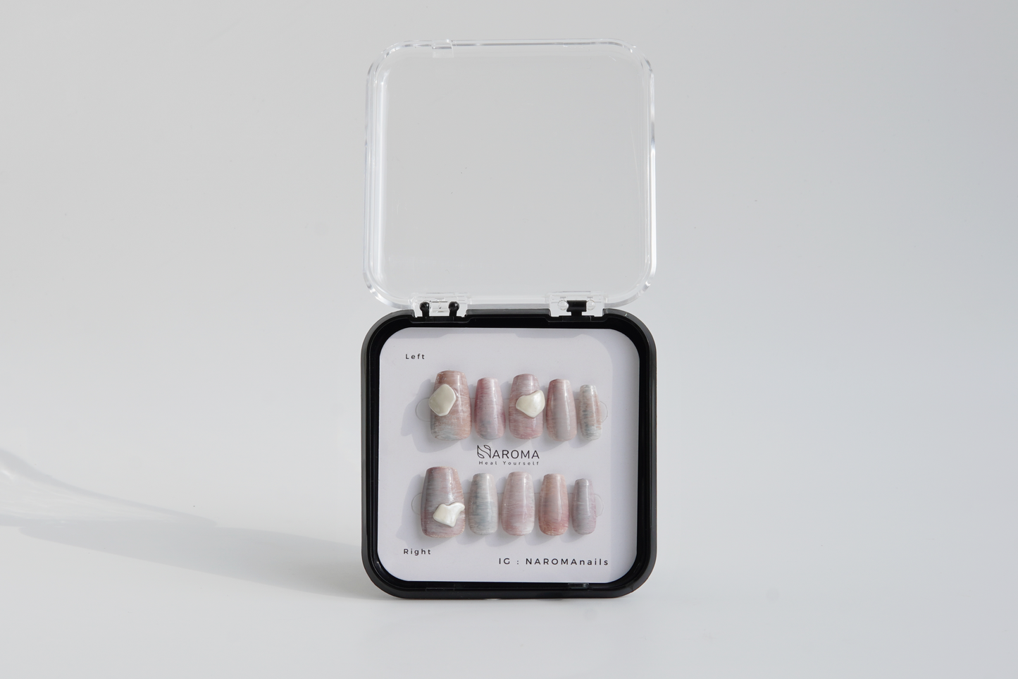 Pastel Brushstrokes: Oil Paintings Press-On Nails