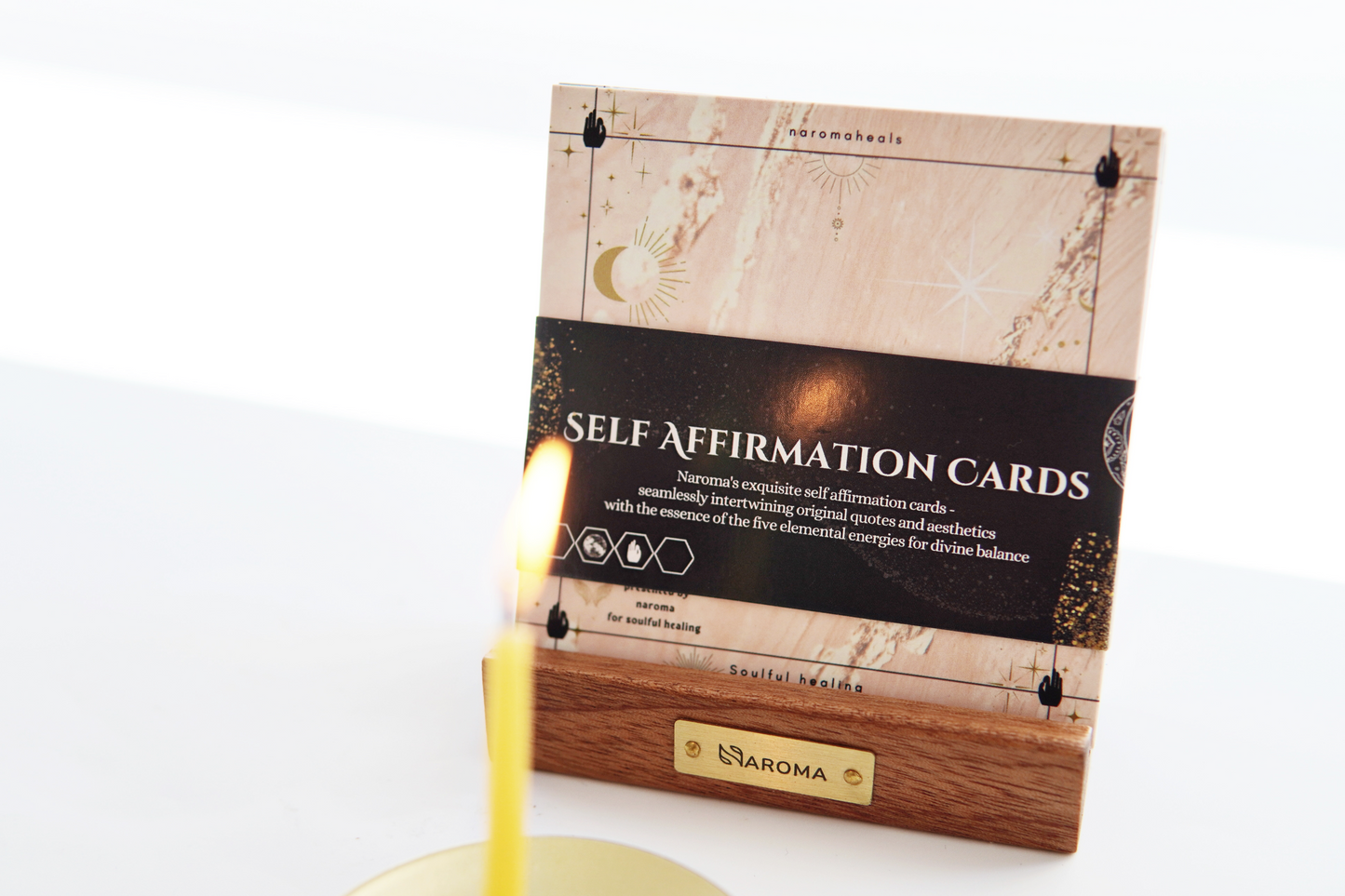 Serenity Illumination: Beeswax Candles & Mindfulness Set