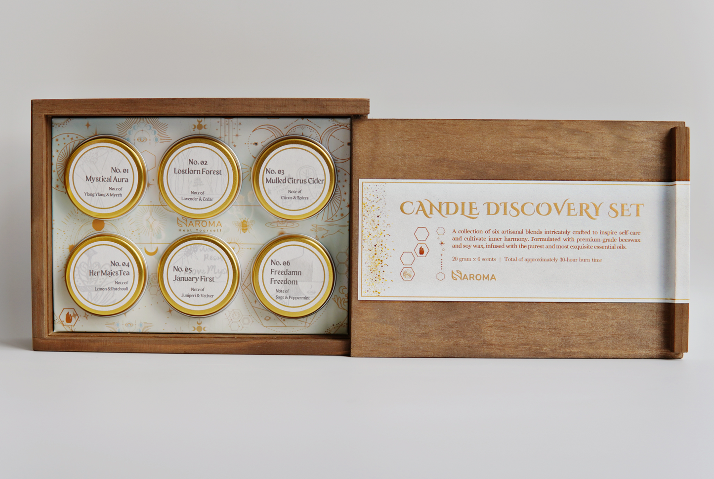 Unlocking Enchanted Aromas: Candle Discovery Set