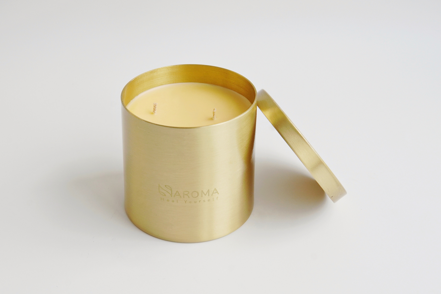 Nature's Glow Artisan: Brass Candles