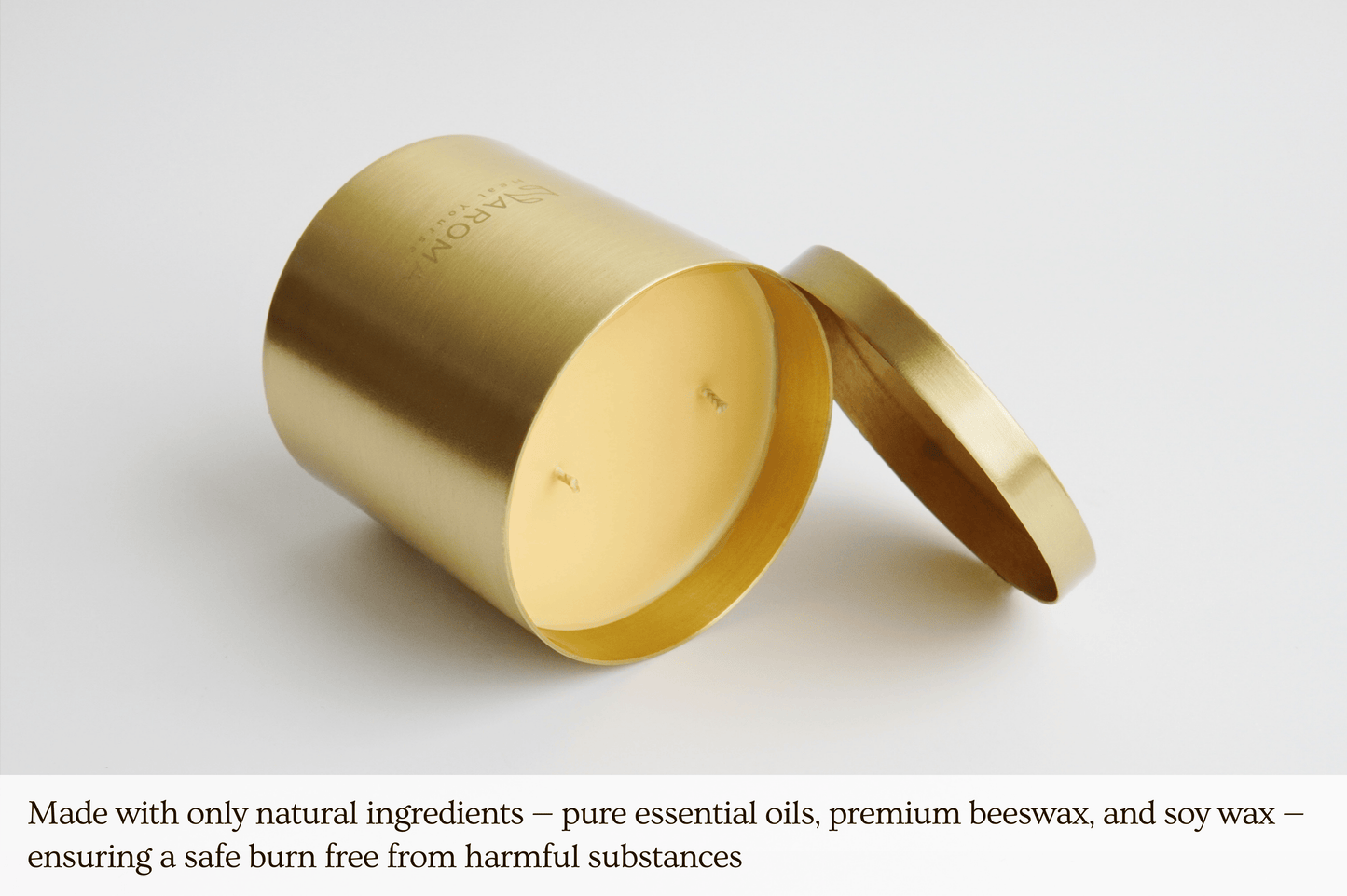 Nature's Glow Artisan: Brass Candles