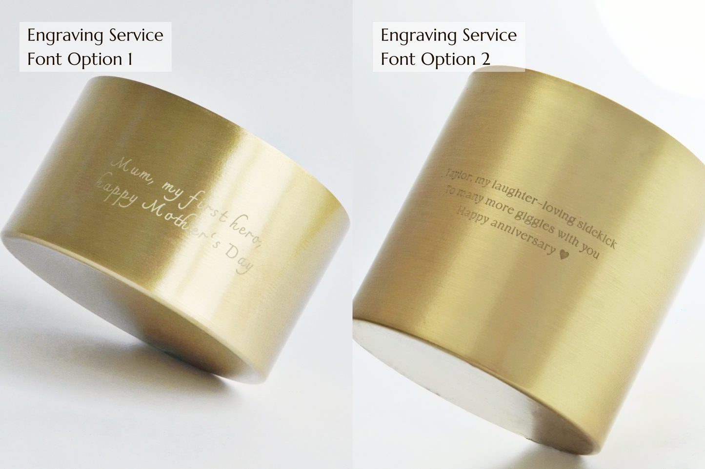 Nature's Glow Artisan: Brass Candles