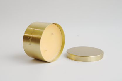 Nature's Glow Artisan: Brass Candles